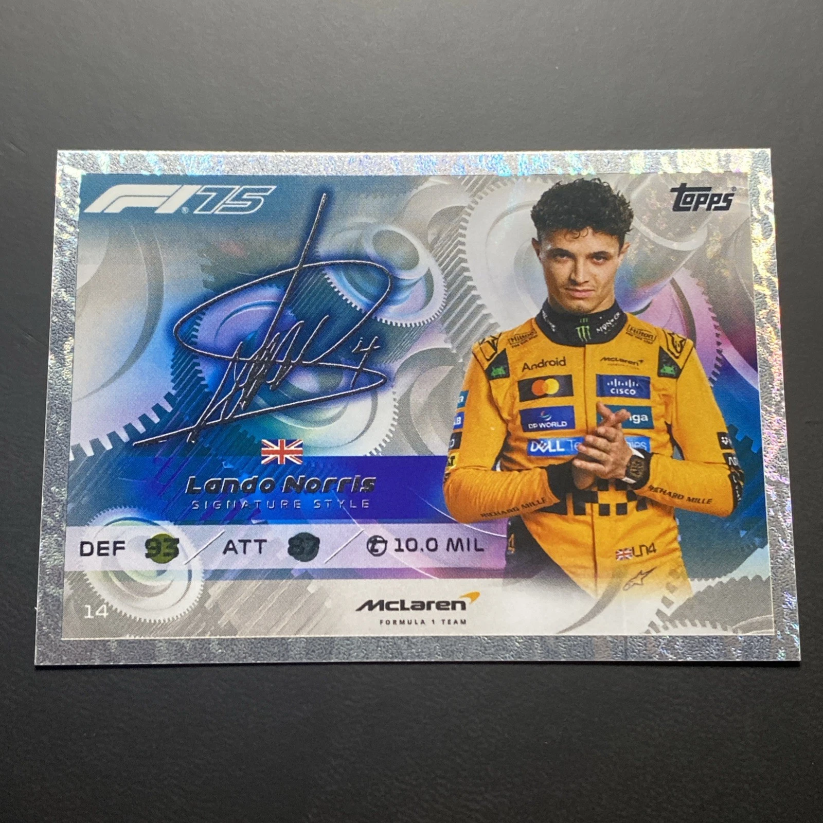 Lando Norris (Signature Style)